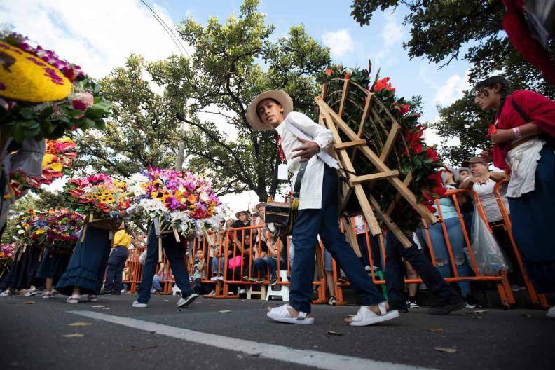 La Feria de las Flores 2026 terminará el próximo domingo 9 de agosto con el tradicional Desfile de Silleteros. FOTO: Esneyder Gutiérrez.