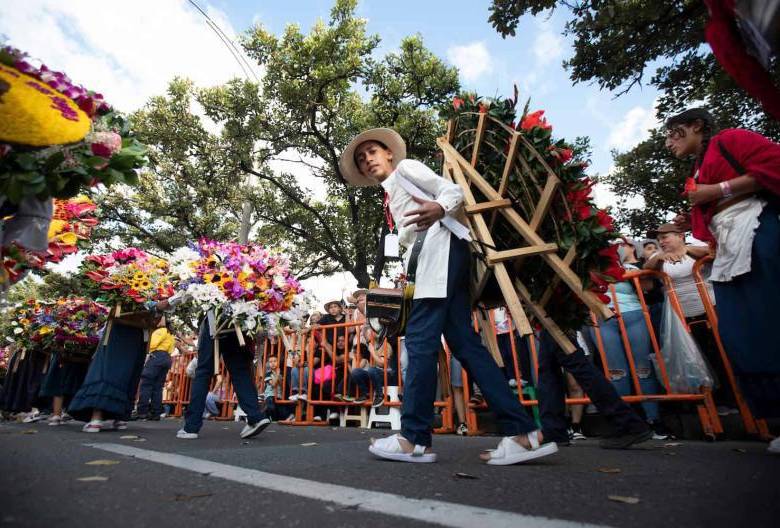 La Feria de las Flores 2026 terminará el próximo domingo 9 de agosto con el tradicional Desfile de Silleteros. FOTO: Esneyder Gutiérrez.