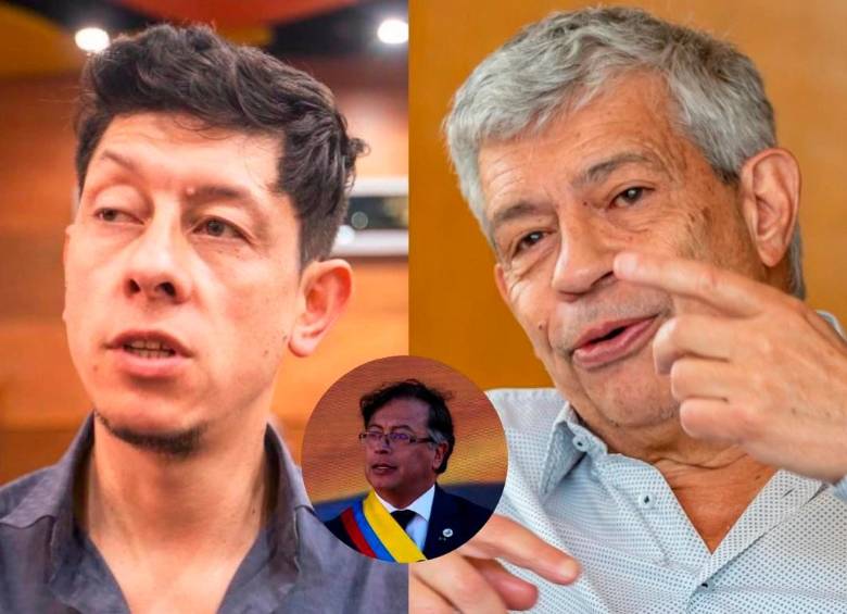 Daniel Rojas Medellín (izq.) será el director encargado del DNP, tras la renuncia de Jorge Iván González (der.) al cargo. FOTO EL COLOMBIANO