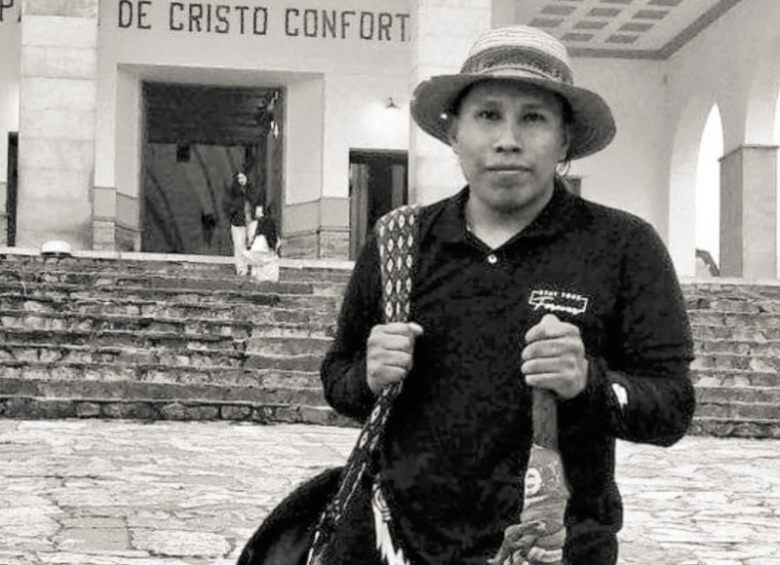 Asesinaron al líder indígena José Arley Chocué en Miranda, Cauca. Cruz Foto: Tomada de la cuenta X (antes Twitter) de Indepaz. 