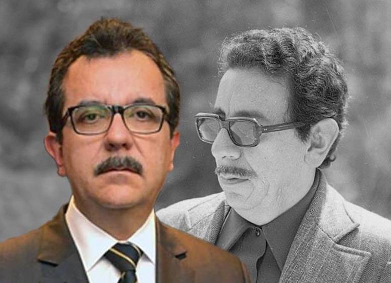 A la izquierda, Carlos Medellín Becerra, hijo del magistrado Carlos Medellín Forero, ubicado a la derecha. FOTO: MEDELLÍN & DURÁN ABOGADOS, COLEGIO CLAUSTRO MODERNO.