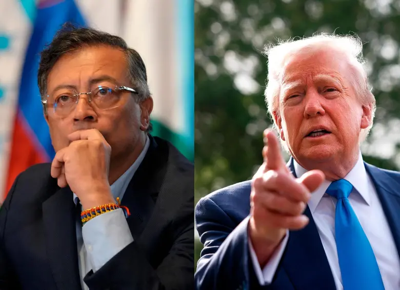 El presidente Gustavo Petro viajará a Washington para sostener su primera reunión oficial con Donald Trump, en una visita enfocada en fortalecer la cooperación bilateral, especialmente en la lucha contra el narcotráfico. FOTO: Presidencia y GETTY