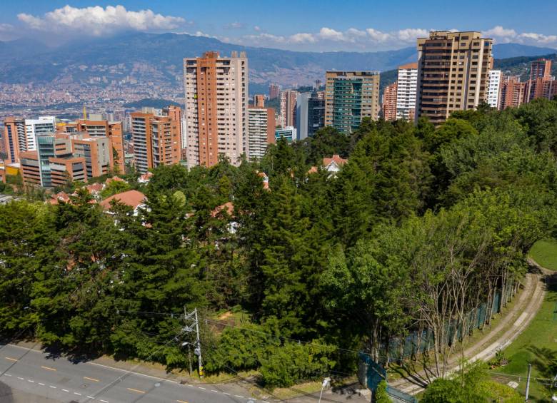 Aguas Vivas tiene un área de 146.000 m2 y queda en la parte alta de El Poblado. FOTO Manuel Saldarriaga