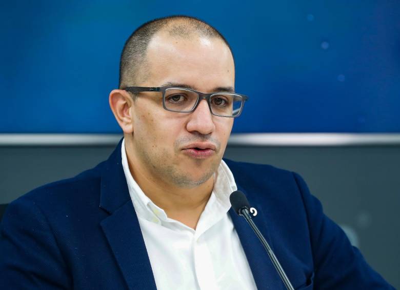 El gerente de EPM, Jorge Andrés Carrillo, se fue con toda contra el Concejo de Medellín por no aprobar la venta de las acciones de UNE. FOTO: MANUEL SALDARRIAGA