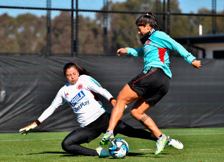 La antioqueña Catalina Usme, a sus 33 años, es una de las referentes de Colombia. Es la goleadora histórica de la Selección con 48 tantos. Nació en el municipio de Marinilla, al oriente del departamento. FOTO fcf