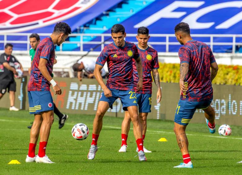 Luis Díaz, Daniel Muñoz y Jorman Campuzano, entre otros, talentos del país para el nuevo proceso. FOTO Juan Antonio Sánchez