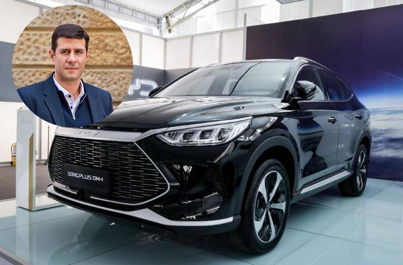 Juan Felipe Velásquez, gerente comercial de BYD en Colombia. FOTO: Cortesía y Colprensa.