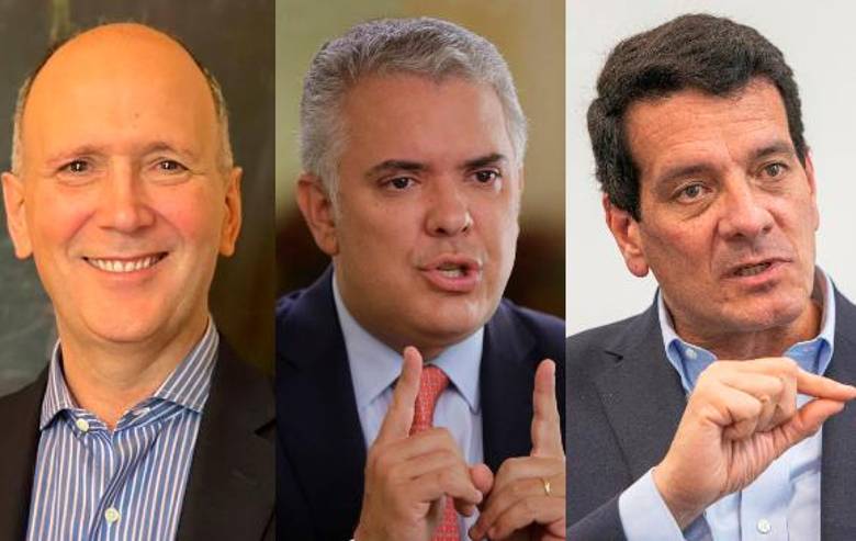 Los alfiles del presidente de la República, Iván Duque, en ISA y Ecopetrol: Juan Emilio Posada y Felipe Bayón, quienes liderarán la transición energética. FOTOS EL COLOMBIANO