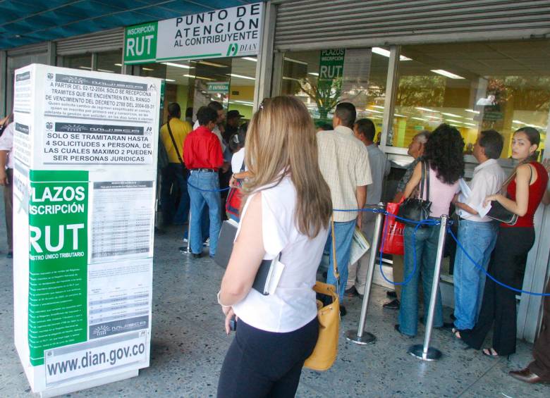 Tener los datos correctos en el RUT permite a la Dian contar con información veraz, actualizada, clasificada y confiable para desarrollar su gestión. FOTO Manuel Saldarriaga