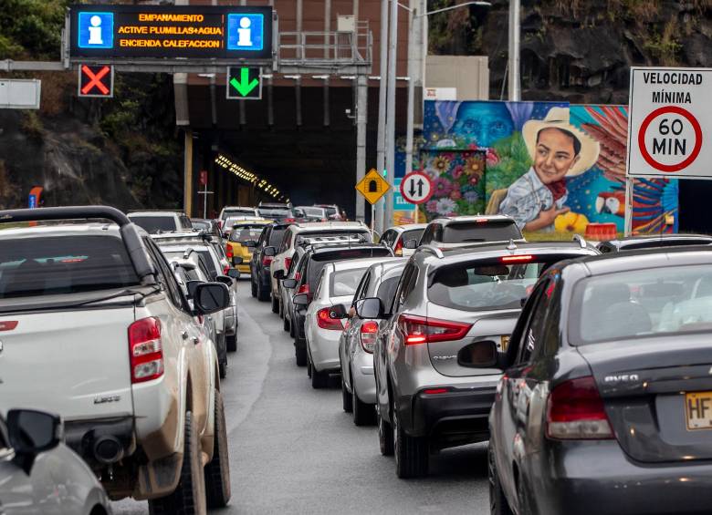 Como vías alternas estarán habilitadas la Vía a Las Palmas y la autopista Medellín-Bogotá. FOTO: Juan Antonio Sánchez 