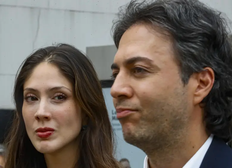 Daniel Quintero y su esposa Diana Osorio en Medellín. Foto: Manuel Saldarriaga Quintero