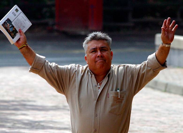 Hernán Chica, laboratorista de EL COLOMBIANO ya estaba jubilado. FOTO Jaime Pérez