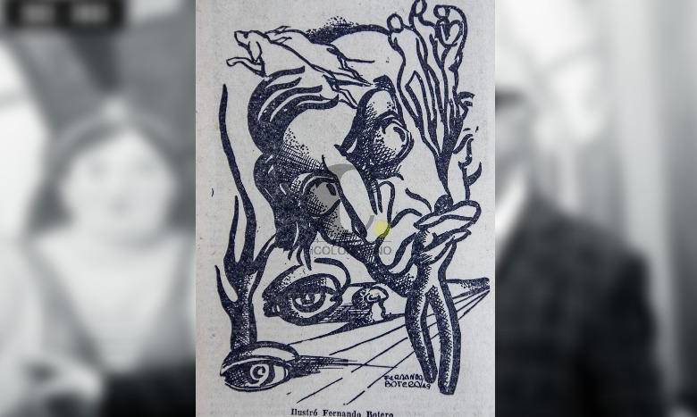 Los inicios del maestro Fernando Botero en EL COLOMBIANO: así fueron sus primeras ilustraciones