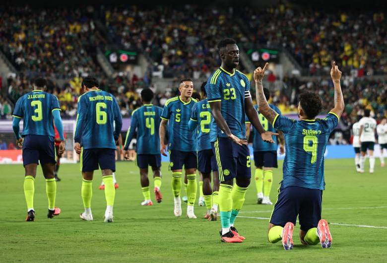 Colombia ya inicio su nuevo proceso con miras al Mundial. En su primer duelo amistoso luego de Norteamérica-2026, igualó 1-1 ante México. FOTO: GETTY