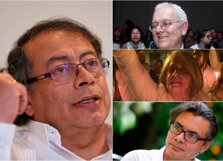 El candidato Gustavo Petro mencionó algunos nombres que tiene pensado para su eventual gabinete. FOTO Colprensa