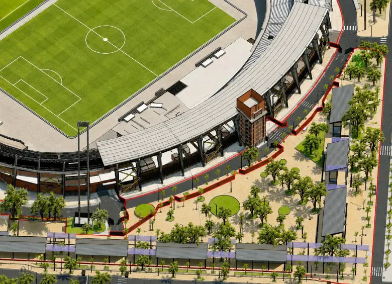 El estadio Atanasio Girardot no se remodelaba desde hace más de una década, cuando en 2011 se instaló nueva silletería para la realización del Mundial de Fútbol Sub-20 de la Fifa. Foto: Cortesía
