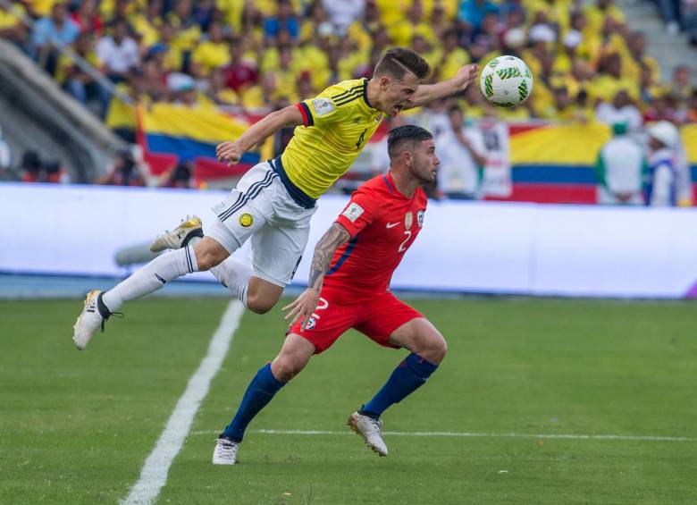Colombia lleva un invicto de 3 fechas contra Chile de visitante (2 empates y una victoria). FOTO: Juan Antonio Sánchez
