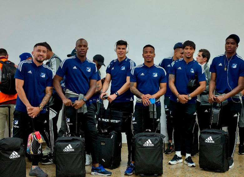 Los jugadores de Millonarios vienen motivados a Medellín luego de su buen presente en la Liga. FOTO TWITTER MILLONARIOS