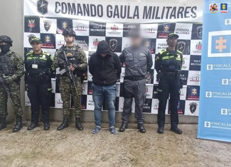 Otro de los capturados por la Fiscalía. FOTO: CORTESÍA.