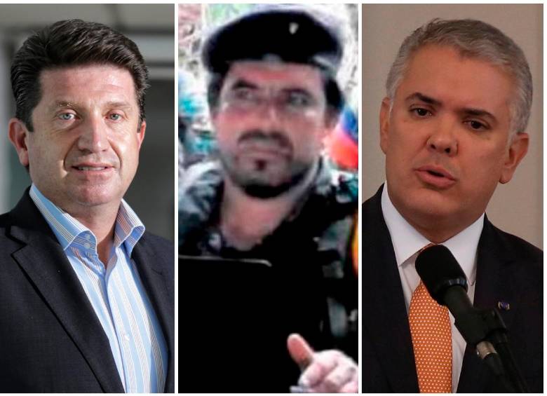 Diego Molano e Iván Duque estuvieron en la mira del disidente Jhon Mechas. FOTO: COLPRENSA