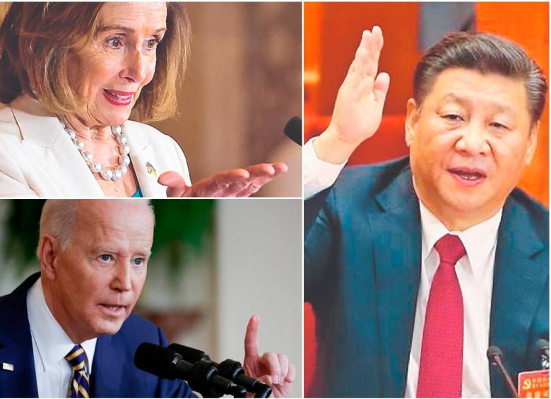 La presidenta de la Cámara de EE.UU., Nancy Pelosi, viajaría a Taiwán, algo que no le agrada a Xi Jinping. FOTO Getty, Colprensa y Cortesía