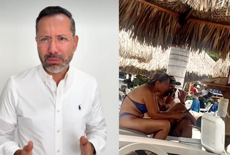 Jaime Andrés Beltrán, ministro de Vivienda, respondió a las críticas por su presencia en Santa Marta durante los días posteriores al terremoto y aseguró que su viaje fue para compartir con su familia. FOTO: Jaime Andrés Beltrán vía Instagram 