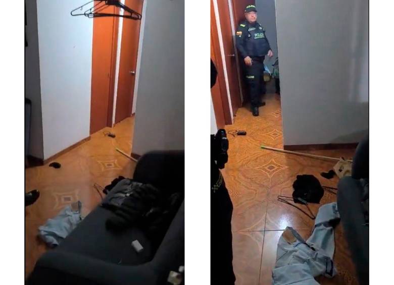 Un fuerte olor que venía desde la vivienda alertó a los vecinos de la zona para dar aviso a las autoridades. FOTO CAPTURA DE VIDEO