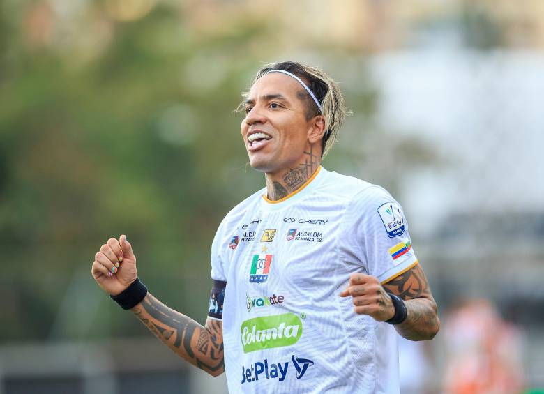 El delantero tolimense Dayro Moreno es el máximo goleador de la liga colombiana. Foto: Camilo Suárez