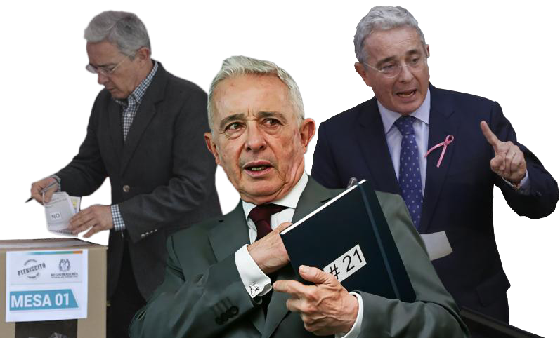 El exmandatario (2002-2010) fue condenado por los delitos de fraude procesal y soborno en actuación penal como persona determinante. FOTO <b>Cortesía</b>