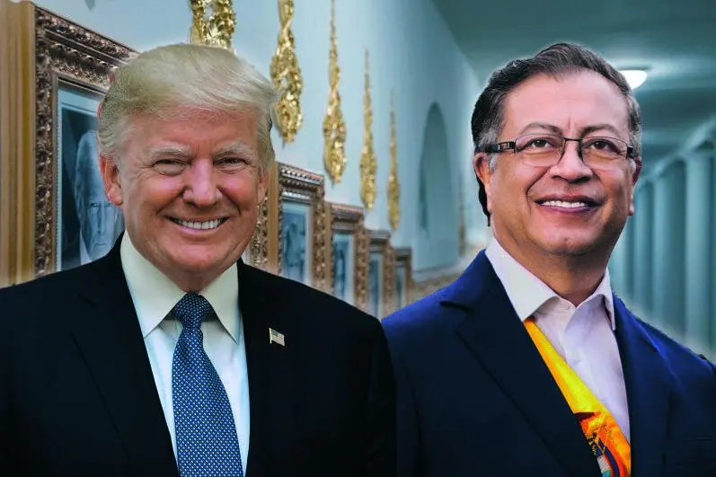 La reunión entre Trump y Petro duró más de lo previsto. Algunos temas no se tocaron. FOTO: EL COLOMBIANO