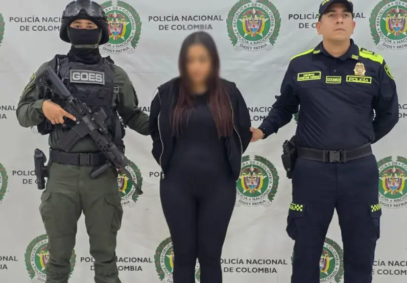 Alias Johana haría parte del Clan del Golfo. Foto: Policía