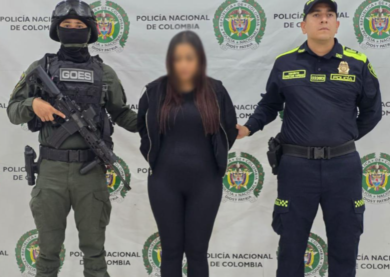 Alias Johana haría parte del Clan del Golfo. Foto: Policía