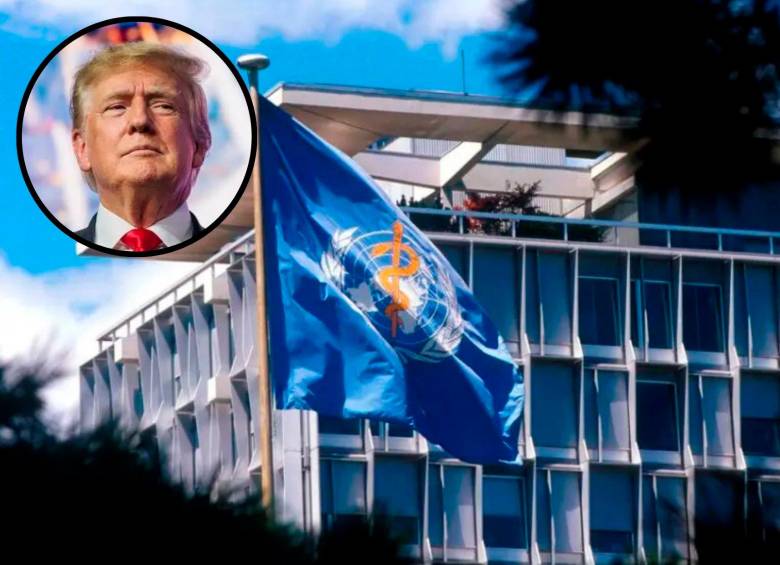 El presidente Donald Trump anunció en enero de 2025 que Estados Unidos se saldría de la OMS. FOTO COLPRENSA