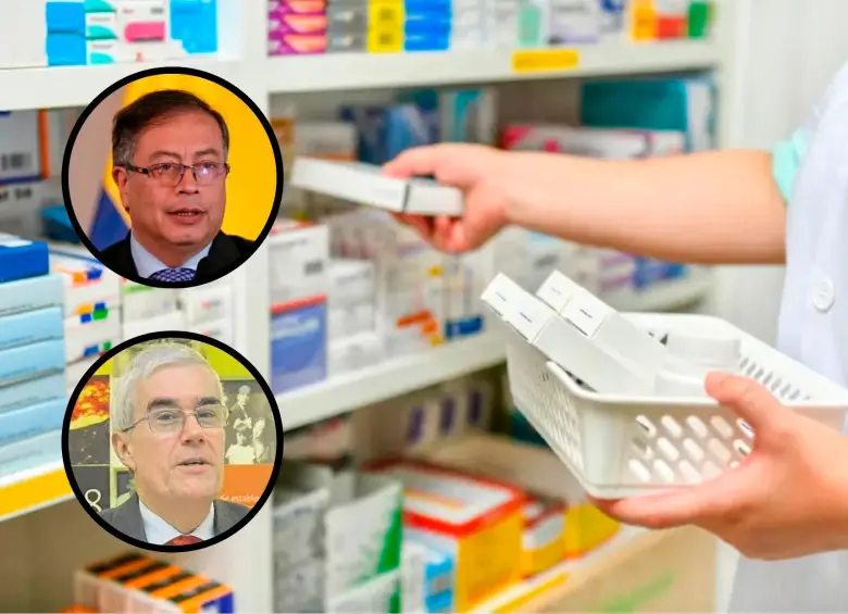 El presidente Gustavo Petro y el exgerente de EPM, Carlos Enrique Moreno, quien es cuñado del expresidente Álvaro Uribe. FOTO SSTOCK