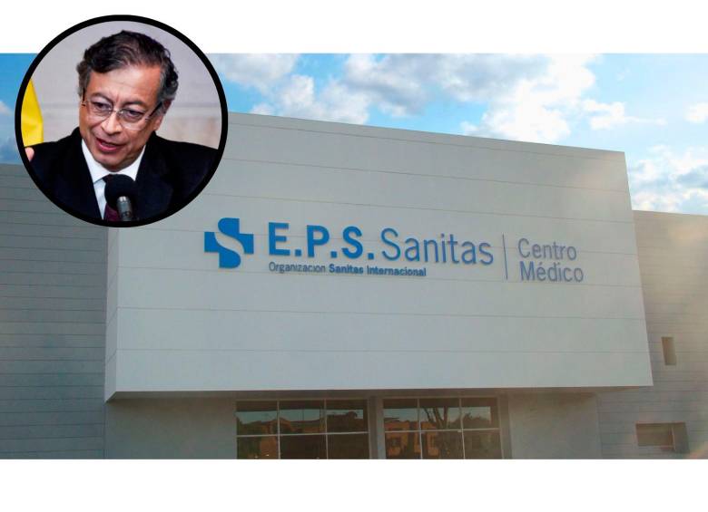 El grupo empresarial propietario de Sanitas EPS criticó los calificativos que Petro usó contra ellos el pasado 20 de julio. FOTO COLPRENSA