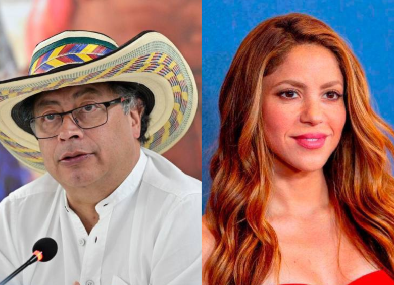 El presidente de Colombia Gustavo Petro y la cantante barranquillera Shakira ya tienen su cuenta en esta red social. FOTO: Colprensa