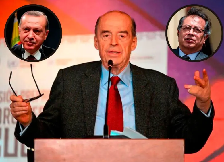 Álvaro Leyva contó un episodio entre el presidente Gustavo Petro y su homólogo de Turquía, Recep Tayyip Erdoğan. FOTO AFP