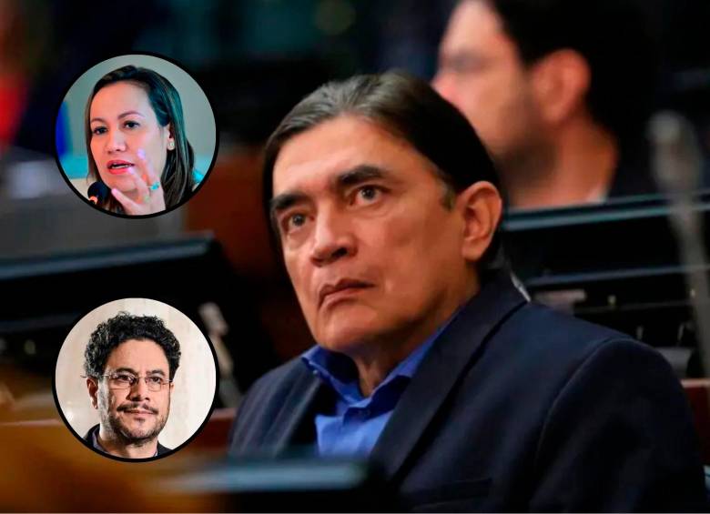 Gustavo Bolívar envió un mensaje a sus copartidarios, Carolina Corcho e Iván Cepeda. FOTO COLPRENSA