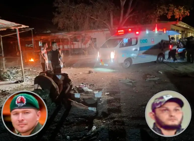José Sánchez Navarro, alias Wilser, y Alonso Contreras Ramírez, alias Fercho, son los dos cabecillas señaladas como presuntos responsables del atentado en Aguachica. FOTO REDES SOCIALES