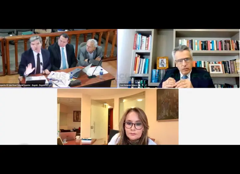 La audiencia de imputación de cargos y solicitud de medida de aseguramiento contra los exministro del Gobierno Petro. FOTO: Captura de video