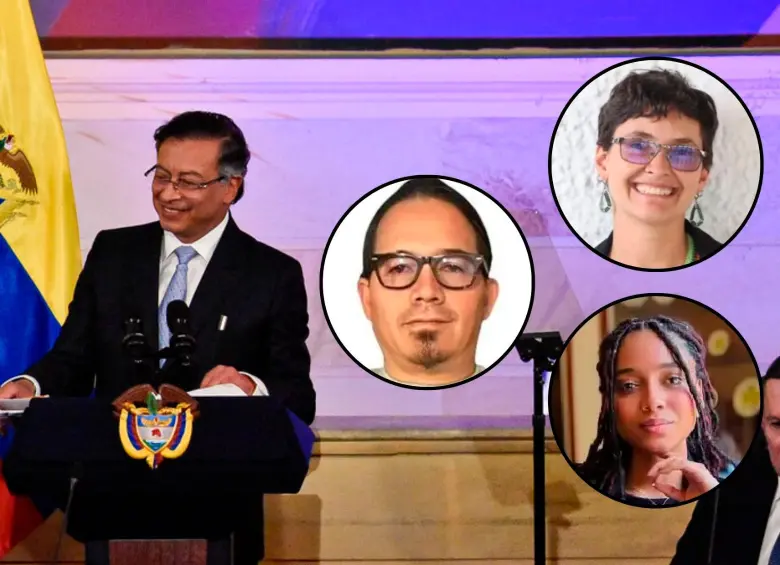 Los delegados presidenciales ante los CSU de la Universidad de Antioquia, Wilmar Mejía; de la Universidad Nacional, María Alejandra Rojas, y de la Universidad Popular del César, Juliana Guerrero. FOTO COLPRENSA