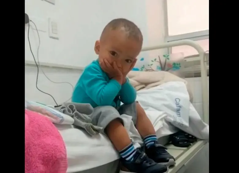 Juan Sebastián Beltrán lleva seis meses sin recibir su tratamiento para la enfermedad que tiene. FOTO CAPTURA DE VIDEO