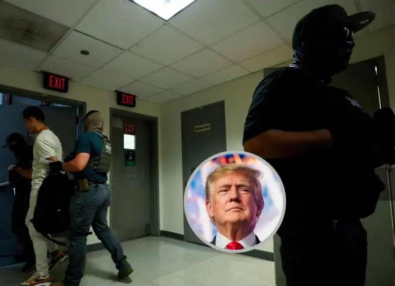 Donald Trump ganó las elecciones de 2024 con la promesa de lanzar una histórica campaña de deportación. FOTO AFP