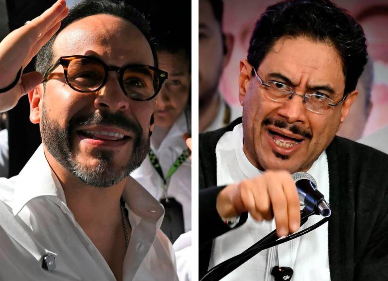 Los candidatos Abelardo de la Espriella e Iván Cepeda fueron los candidatos que pasaron a segunda vuelta. FOTO CORTESÍA