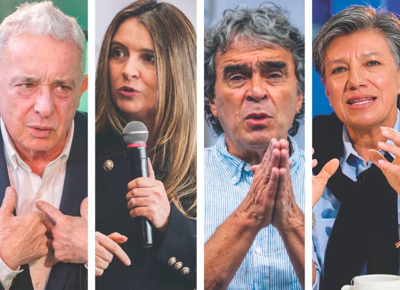 El uribismo —con su líder absoluto, Álvaro Uribe, y la senadora Paloma Valencia— y el centro político —con Sergio Fajardo y Claudia López— fueron dos de los grandes derrotados de la jornada electoral del 31 de mayo. Los primeros anunciaron su apoyo a Abelardo de la Espriella. FOTO El Colombiano