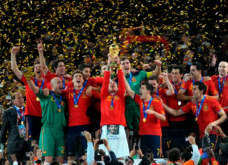España levantó hace 16 años su primera y, hasta ahora, única Copa del Mundo. FOTO GETTY