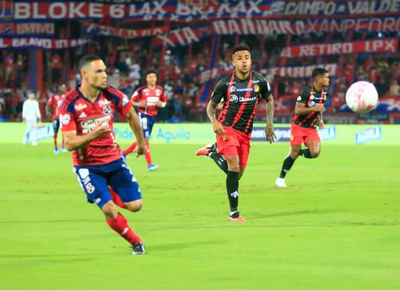 El DIM festejó una nueva victoria en Liga. FOTO CAMILO SUÁREZ