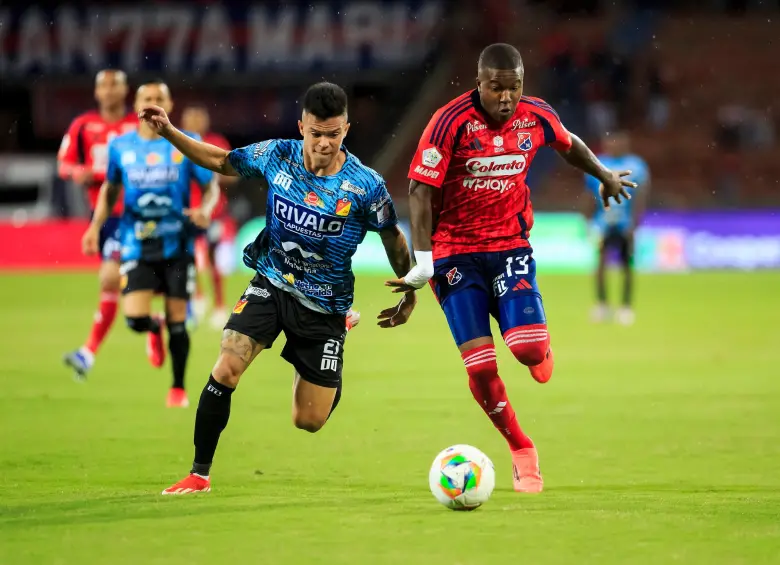 Francisco Chaverra, de 25 años, es el máximo goleador del Medellín en el Torneo Apertura. Suma 5 celebraciones. . FOTO: CAMILO SUÁREZ 