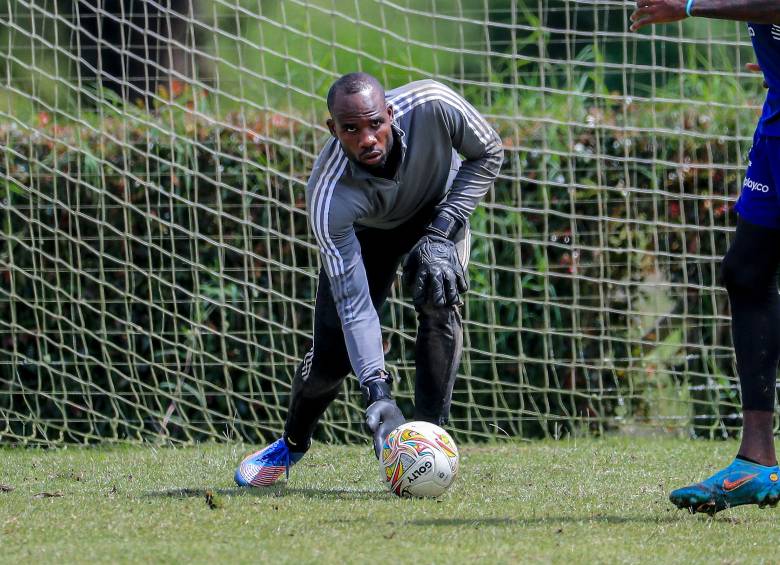 Andrés Mosquera Marmolejo es uno de los porteros con mejor nivel del fútbol colombiano. FOTO: Juan Antonio Sánchez