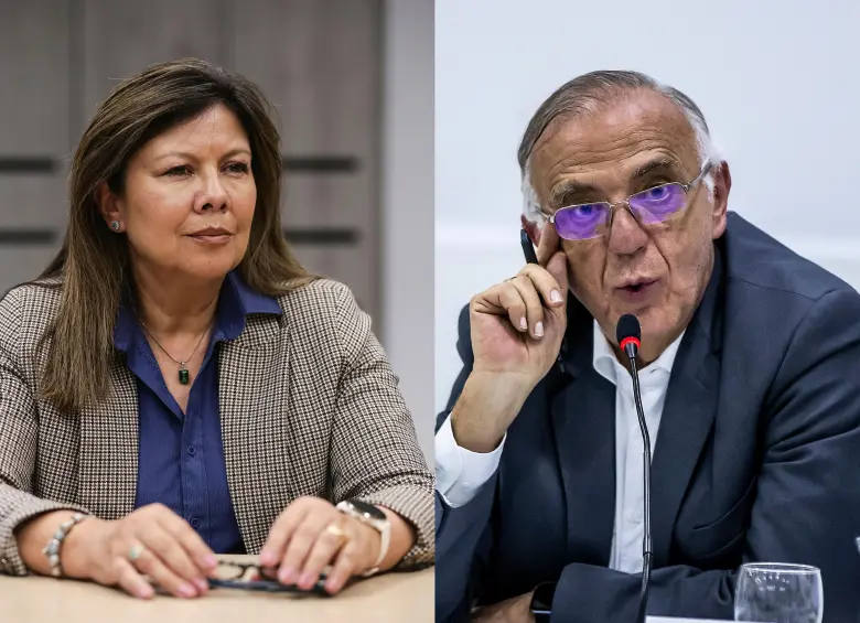 La fiscal General, Luz Adriana Camargo (izquierda) y el exministro y hoy embajador Iván Velásquez (derecha). Foto: Jaime Pérez y Colprensa